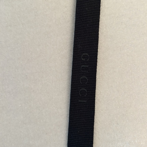 Gucci black grosgrain ribbon 57 inch - Picture 2 of 7